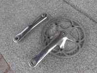 Vintage rennrad kurbel campagnolo croce d'aune 170mm crank set 