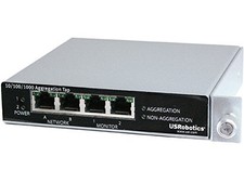 U.s. Robotics 10/100/1000 Copper Aggregation Tap - Network Tapping - 4 X Network