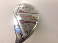 LADIES CALLAWAY DIABLO EDGE HYBRID RESCUE 4 IRON LADY GRAPHITE 24 DEG LEFT HAND