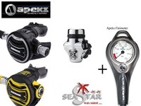 Apeks Atemregler XTX 200 + XTX 40 Oktopus + Fini Mod.2016  -  Fachhandelsware