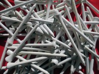 100 Holztees von LONGRIDGE | 83 mm | 3 1/4" | Farbe: weiß | Golf Tees +++ NEU