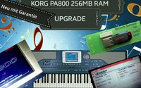 Korg Pa800 Keyboard komplett Upgrade Kit Sample RAM 256MB + Spezielle Software