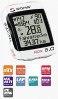 Sigma Rox 6.0 06170 Fahrradcomputer Höhenmessung + Puls