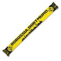 Borussia Dortmund BVB Fanschal "SKYLINE" schwarz-gelb BVB - Wendeschal NEU!