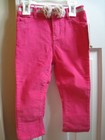NWT OSH KOSH KIDS GIRLS PINK STRETCH FLOWER SKINNY JEANS PANTS 24M TODDLER BABY
