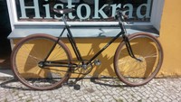 1955er Tripad Rennrad 28er SingelSpeed Oldtimer Halbrenner-Stil Triepad