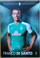 Autogrammkarte Franco Di Santo SV Werder Bremen 2015/16, Abgang FC Schalke 04