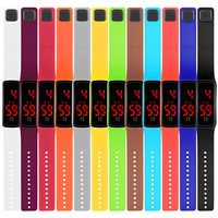 Taffstyle® LED Digitale Silikon Damen Uhr Herren Armbanduhr Kinder Sportuhr