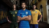 Nike WM 2014 Authentic Trikot Brazil Away Brasilien Auswärts L match Jersey NEU 
