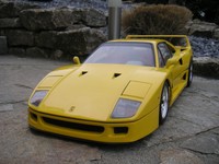 Pocher Ferrari  F40  gelb 1:8  K56