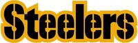 PITTSBURGH STEELERS 2 Color Logo Car Window WALL DECAL * Vinyl Car STICKER