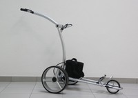 Elektro Golftrolley HGT-SP X2 Pro I, SILVER-LINE , 350 Watt, zerlegbar