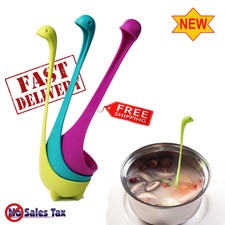 3 Loch Ness Ladles Soup Kitchen Utensil Nessie Monster High Quality 100% Nylon