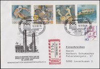 1592-95 Olympia Albertville & Barcelona, R-Bf SSt Berlin Bewerberstadt 10.10.92