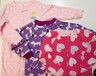 THREE Carter's Fleece Blanket Sleepers Footed Pajamas Girls Size 3T (2) & 4T (1)