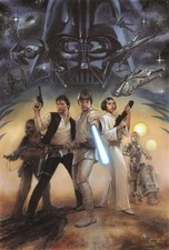 Oil Painting HD Print On Canvas Wall Decor Art,Star Wars: Episode IV 12x18inch