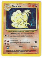CCG 288 Pokemon Vulnona Holo Karte Base Set
