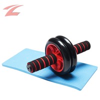 Bauchtrainer Bauch Roller AB - Wheel Bauchmuskeltrainer INKL. Fitnessmatte Body