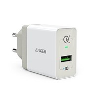 Quick Charge Anker 3.0 18W USB Wand-Ladegerät für alle Geräte Weiß