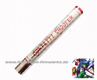 5x Konfettishooter 25cm metallic Glitterkonfetti Fasching Geburtstag Party