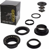 Messingschlager Steuersatz 1 1/8" Ahead Alu schwarz