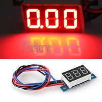 Großhandel LED Mini Voltmeter Spannungsanzeige Panelmeter DC 0-9,99V 20mA Rot