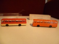 MK - Omnibus Ikarus 260 orange + rot/creme - prima - 1:87 -
