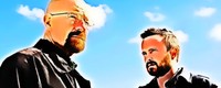 LEINWAND BILD XXL POP ART BREAKING BAD  WALTER HEISENBERG 100x40 cm