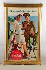 1942 Coca Cola Cardboard Sign. Lot 1705