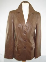 DAVID MOORE NEW YORK NAPPALEDER BLAZER JACKE GENUINE LEATHER GR. M/ 40-42/ UK-14