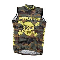 Pirate Trikot Camo ohne Arm, Skull, Totenkopf, Pirat, Pirates
