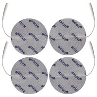 70mm GROSSE Elektroden Pads rund 4 Stück für TENS Gerät EMS Reizstromgerät