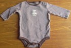 BABY BOY SIZE 6M CARTER'S LONG SLEEVE BODY SUIT