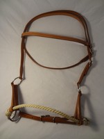 Sidepull,Westerntrense,gebisslos,braun,natur,Full,Cob,Trense,Western,schwarz