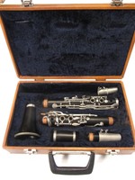 Alte Klarinette Marke "Schreiber" mit Koffer