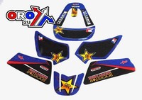 New YAMAHA PW 50 90-14 Rockstar Blue Graphics Sticker Decal Kit PW50 PEE WEE