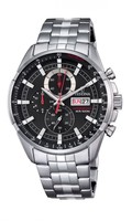 Festina Herren Chronograph F6844-4 - Edelstahlband - 45 mm