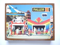 Jahrmarkt Kirmes fair SCHERENSCHNITTE + PFEILWERFEN, Faller #445 1:87 H0 boxed!