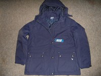 Damen Reitjacke mit Kapuze, Winterjacke, ELT, Gr.: L, Farbe: blau AUSVERKAUF