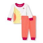 The Children's Place 4T Girl's Sunflower Cotton Pajama Set Long Pants Sleeve Set