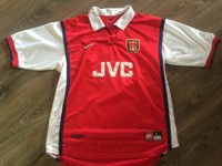 NIKE Arsenal London Trikot "D. Bergkamp 10" in Gr. L zu verkaufen!!! Rarität!!!