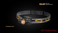 Fenix HL25 Cree XP-G2 R5 LED Stirnlampe Kopflampe gold 280 Lumen inkl. Batterien
