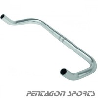 Bullhorn-Lenker 25,4mm 400mm für Singlespeed Fixie Bahnrad Triathlon Fahrrad Neu