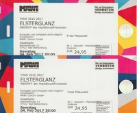 2 x ELSTERGLANZ Freie Platzwahl Tickets BAD BLANKENBURG SAMSTAG 04/02/2017