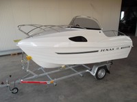Texas 435 Cabin Kajütboot Angelboot Motorboot  Neuboot NEU 15PS möglich