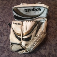 Eishockey Goalie Fangend u. Stockhand Reebok Premier 3 SR Pro