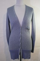 Schumacher Jacke hellblau mit Glitzergarn und Pelen  Gr. 2  38   149/02