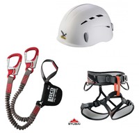 Klettersteigset Kit LACD Via Ferrata Pro Evo + Stubai Stella + Salewa Toxo