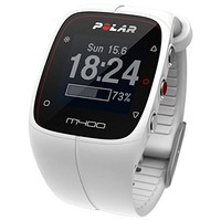    POLAR Pulsuhr M400 Fitnessarmband inkl. Herzfrequenzmessgerät , weiss  #o   