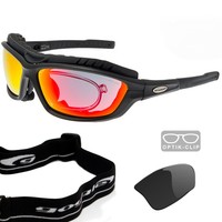 Polarisierende Sportbrille Skibrille für Brillenträger mit Optik-Clip verglasbar